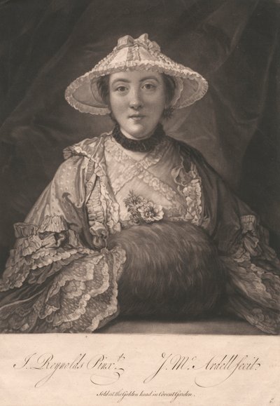 Lady Fenhoulet, amikor Miss Anne Day alkotó: James McArdell
