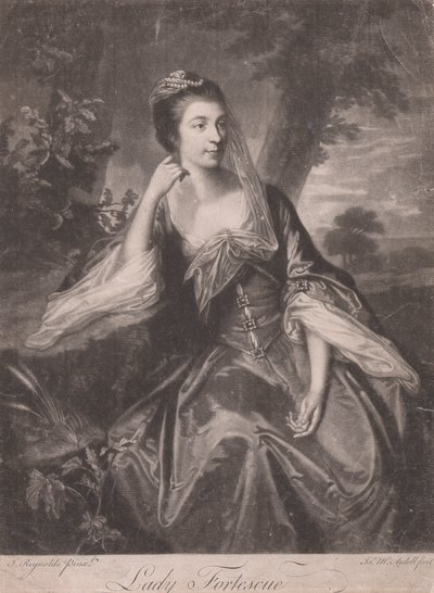 Lady Fortescue alkotó: James McArdell