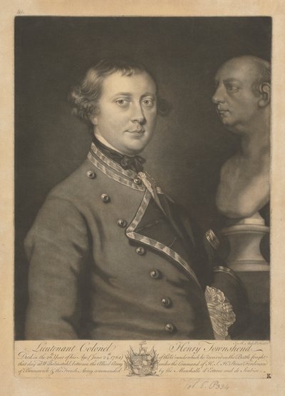 Henry Townshend alezredes alkotó: James McArdell