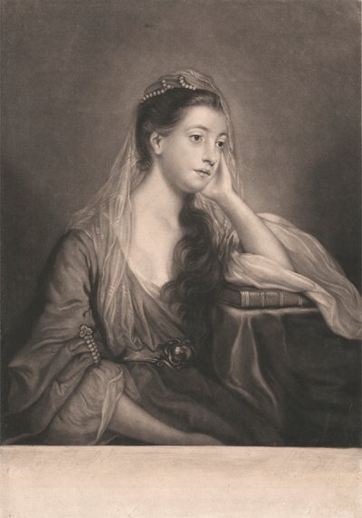 Mrs. Horneck alkotó: James McArdell