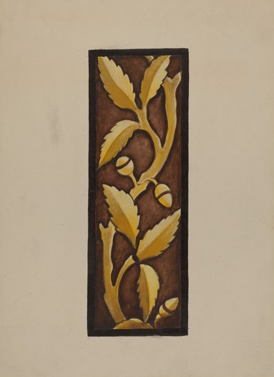Festett üveg - Tengerésztemplom, c. 1937. alkotó: James McLellan