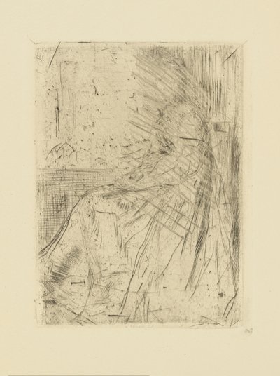 [76] Benyomások a Whistler – Maude, Ülő – törölt lemezeiről. alkotó: James Abbott McNeill Whistler