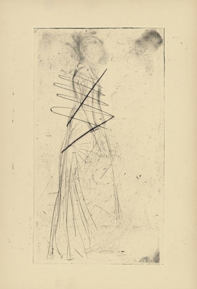 [76] Benyomások a Whistler törölt lemezeiről – [Woman Standing]. alkotó: James Abbott McNeill Whistler