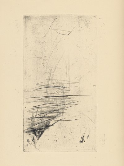 [76] Benyomások Whistler lemondott lemezeiről – [Fiatal nő feküdt a kanapén]. alkotó: James Abbott McNeill Whistler