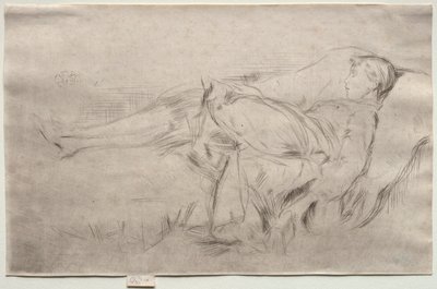 Egy gyermek a kanapén, No. 2 alkotó: James McNeill Whistler