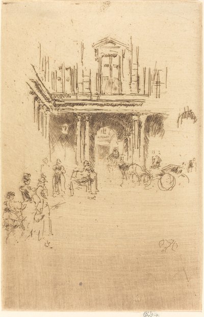 A Palais Royal sarka alkotó: James Abbott McNeill Whistler