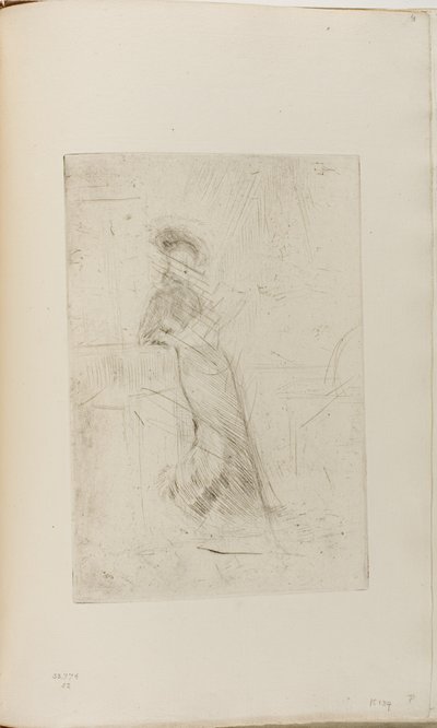 Egy hölgy az ablakban alkotó: James Abbott McNeill Whistler