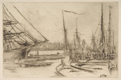 Vázlat Billingsgate-ből alkotó: James McNeill Whistler