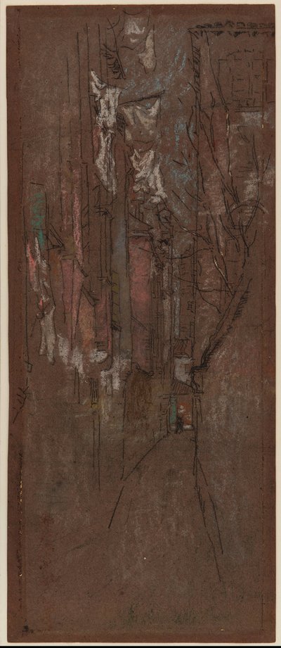 Egy utca Velencében alkotó: James Abbott McNeill Whistler