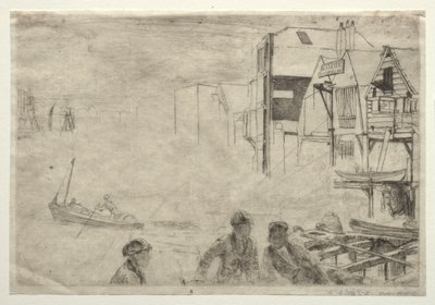 Egy rakpart alkotó: James McNeill Whistler