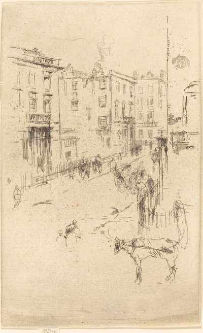 Alderney Street alkotó: James Abbott McNeill Whistler
