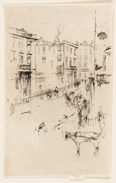 Alderney Street alkotó: James Abbott McNeill Whistler
