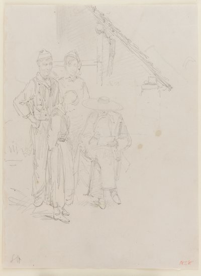 Egy művész vázlatot készít alkotó: James Abbott McNeill Whistler