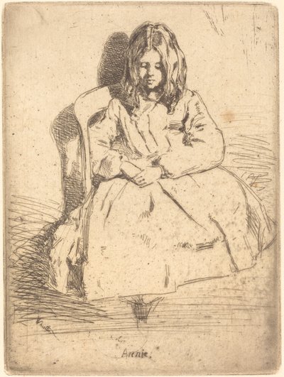 Annie ül alkotó: James Abbott McNeill Whistler