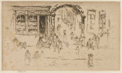 Archway, Brüsszel alkotó: James Abbott McNeill Whistler