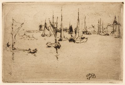 Bárkák, Dordrecht alkotó: James Abbott McNeill Whistler