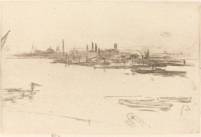 Battersea: Hajnal alkotó: James Abbott McNeill Whistler