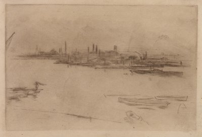 Battersea Morn alkotó: James Abbott McNeill Whistler