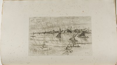 Battersea Reach alkotó: James Abbott McNeill Whistler