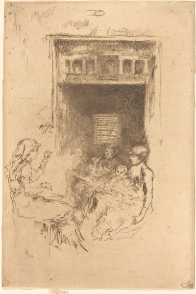 Bead-Stringers alkotó: James Abbott McNeill Whistler