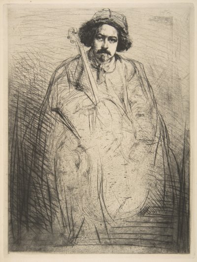 Becquet (J. Becquet, szobrász) alkotó: James McNeill Whistler
