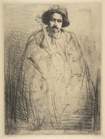 Becquet (J. Becquet, szobrász) alkotó: James McNeill Whistler