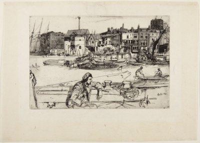 Fekete Oroszlán rakpart alkotó: James McNeill Whistler