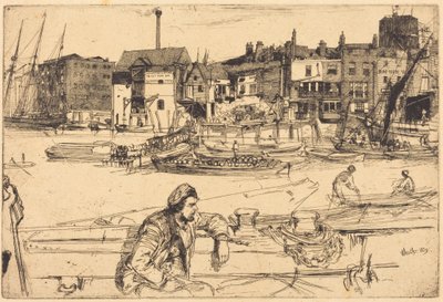 Fekete Oroszlán rakpart alkotó: James McNeill Whistler