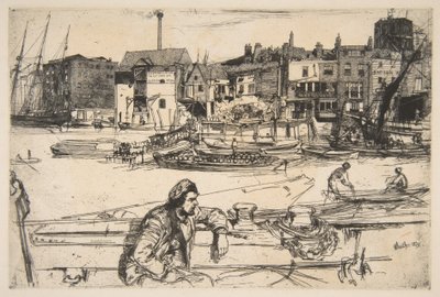 Black Lion rakpart alkotó: James McNeill Whistler
