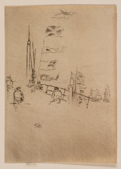 Zászlófüzér alkotó: James Abbott McNeill Whistler