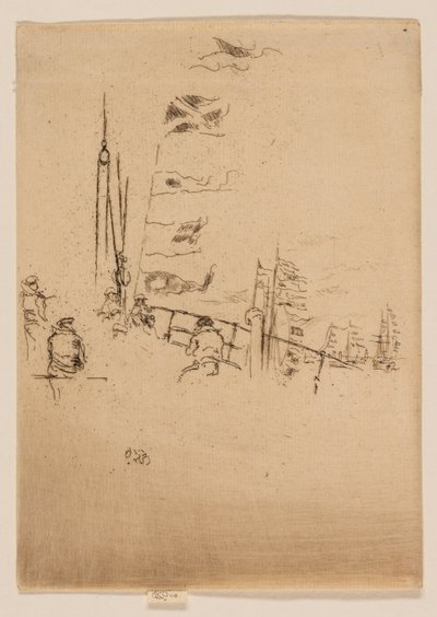 Zászlófüzér alkotó: James Abbott McNeill Whistler