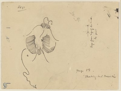 Pillangó (recto); Pillangó töredéke (verso) alkotó: James McNeill Whistler