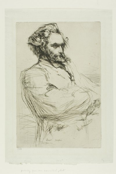 C.L. Drouet, szobrász alkotó: James Abbott McNeill Whistler