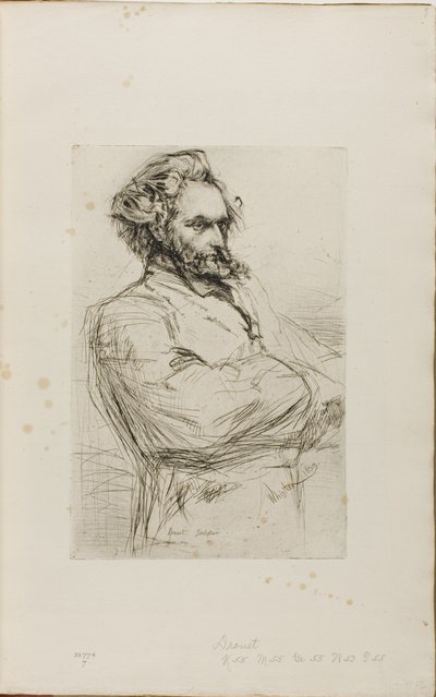 C.L. Drouet, szobrász alkotó: James Abbott McNeill Whistler