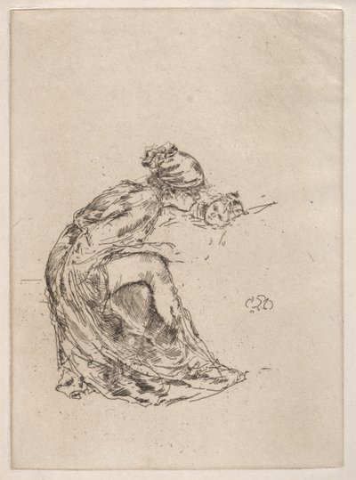 Cameo, 1. szám (Anya és gyermek) alkotó: James McNeill Whistler