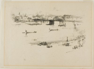 Charing Cross vasúti híd alkotó: James Abbott McNeill Whistler
