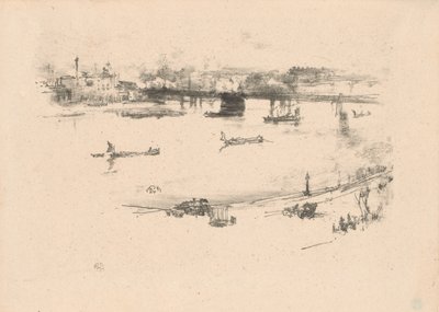 Charing Cross vasúti híd alkotó: James Abbott McNeill Whistler