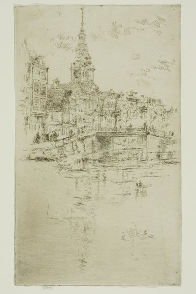 Templom, Amszterdam alkotó: James Abbott McNeill Whistler