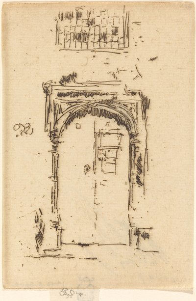 Templomkapu, Edgemere alkotó: James Abbott McNeill Whistler