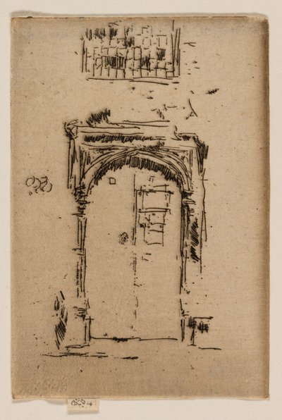 Church Doorway, Edgware Impresszió: Art Institute of Chicago Art Institute of Chicago (1924.659)Church Doorway, Edgware alkotó: James Abbott McNeill Whistler