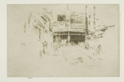 Ruhabörze, Houndsditch, 1. sz alkotó: James Abbott McNeill Whistler