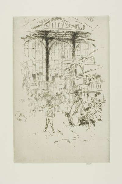 Ruhabörze, Houndsditch, 2. sz alkotó: James Abbott McNeill Whistler