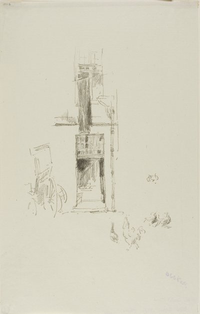 Kakasok és tyúkok, Hôtel Colbert alkotó: James McNeill Whistler