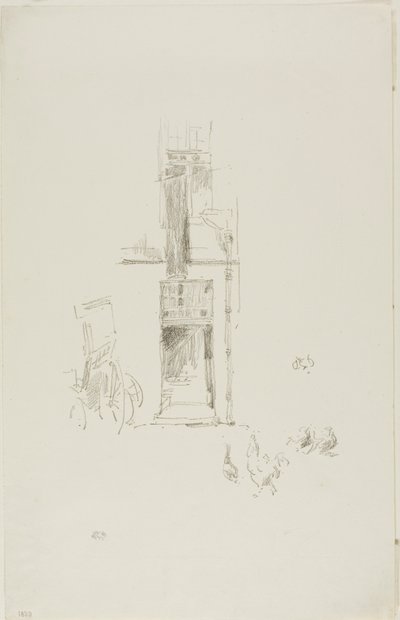 Kakasok és tyúkok, Hôtel Colbert alkotó: James McNeill Whistler
