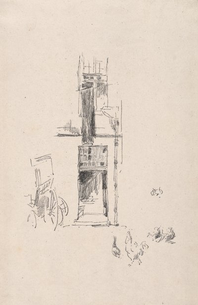 „Cocks and Hens”, Hotel Colbert alkotó: James McNeill Whistler