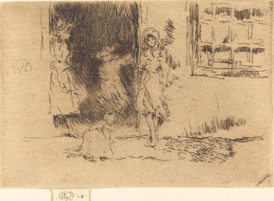 Víkendház ajtó alkotó: James Abbott McNeill Whistler