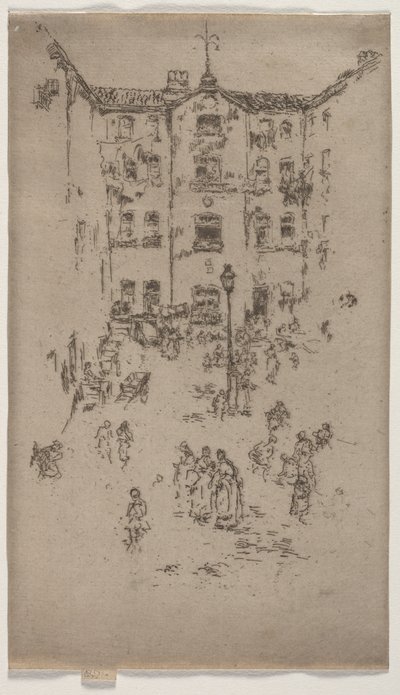 Udvar, Brüsszel alkotó: James McNeill Whistler