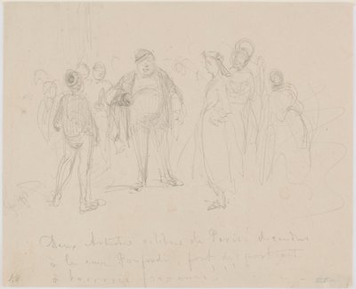 Párizs két híres művésze alkotó: James Abbott McNeill Whistler