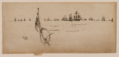 A zászló megmártása alkotó: James McNeill Whistler