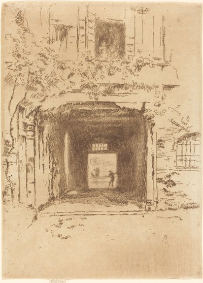 Ajtó és a szőlő alkotó: James Abbott McNeill Whistler